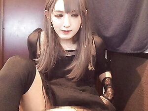 Individual photo Video of a girl of a beautiful girl who makes a shikoshiko masturbation