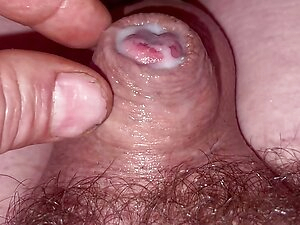 My tiny  1 inch cock pre-cum party