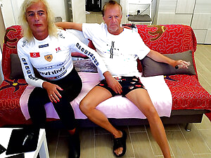 Gigi and Dave, transgender female and her boyfriend, pornstars, are performing live sex chat. Here is the latest recording of their private show. Many kinks and scenarios, point of views and behind the scene reveals. Watch the shemale girlfriend pleasing 
