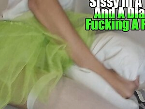Sissy In A Tutu And A Diaper Fucking A Pillow