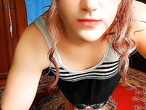 Cute Big Ass Codplayer Crossdresser Hot Ladyboy Teen Transgender Ladyboy Sissy Femboy Blonde Redhead Kitty Bubble Butt Model