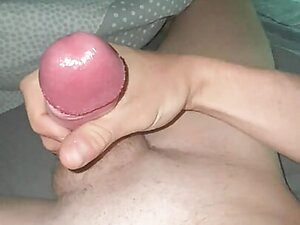 I jerk my rock hard sissy cock and make it spurt cum all over myself