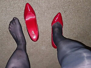 Louise Nylontease Nylon Stocking Foot Fetish Tease Crossdresser