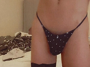 Sexy girl showing off body.