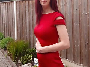 Transwoman in red