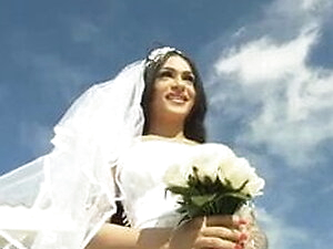 The bride has a cock