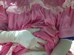 Sissy Baby Dress Diaper masturbation